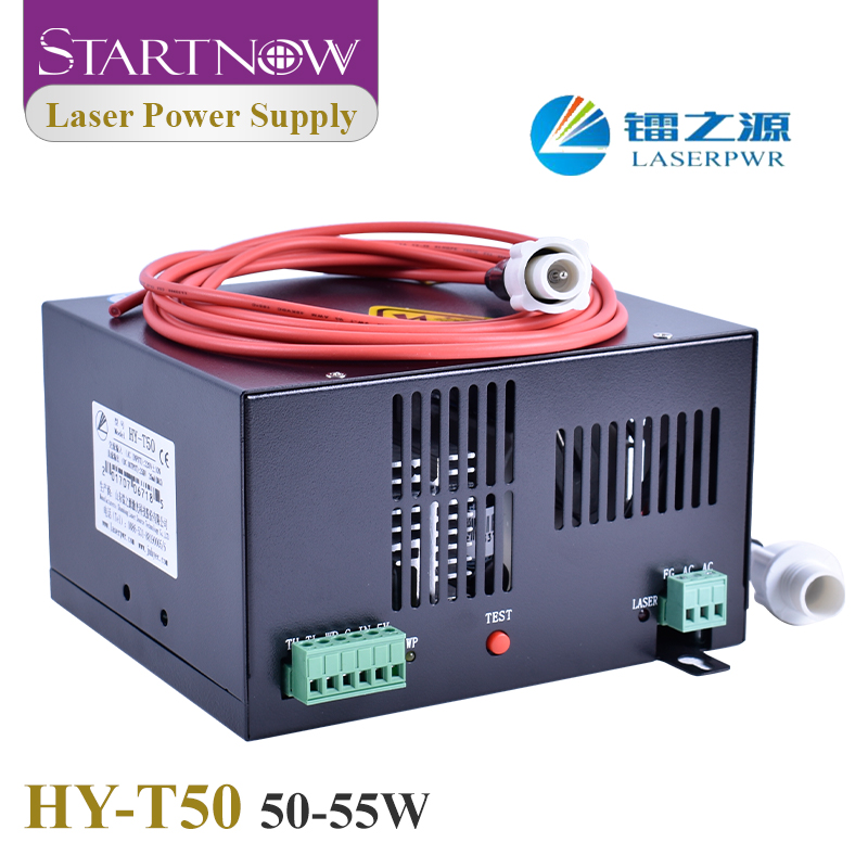 Laser Power Supply 60W - HY-T50 HY-T60 CO2-Generator 50W CO2-Laserröhren-Stromversorgung Holzgraviermaschinen-Zubehör