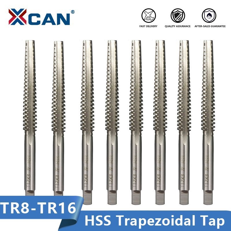 Cnc Router Bit - XCAN Gewindebohrer TR8/9/10/12/14/16/18/20/22/26 Links/Rechts Trapezgewindebohrer Maschine
