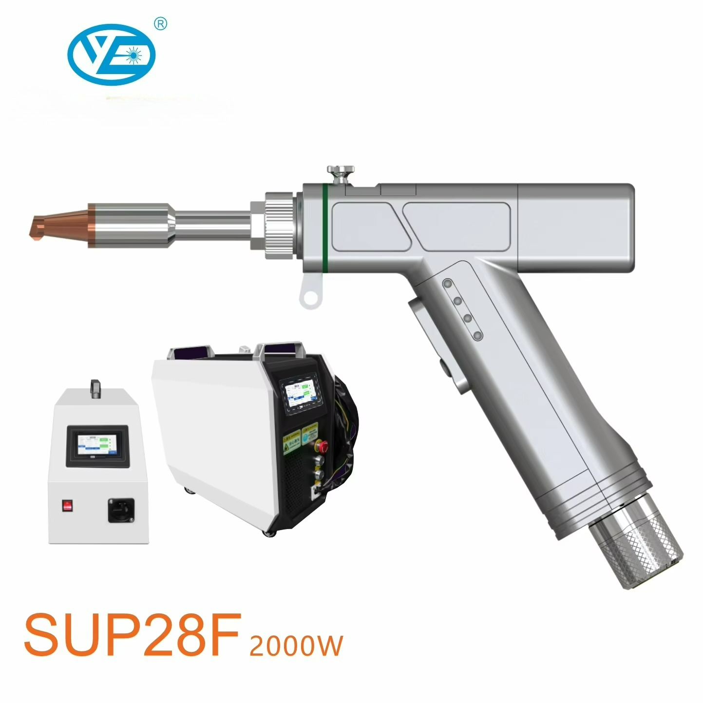 Industrial Grade Laser Welder - NEUER 2000W SUP28T Handgehaltener Luftgekühlter Laser-Schweißkopf