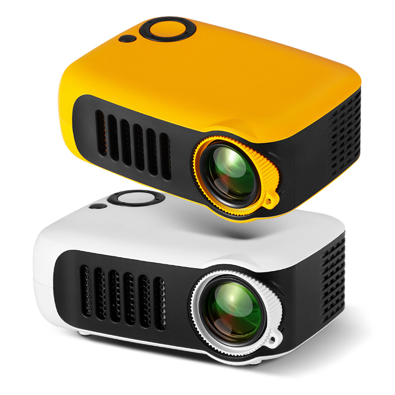 Industrial Laser Projector - A2000 MINI-Projektor Tragbarer LED-Videoprojektor 3D-Heimkino-Theaterspiel Laser