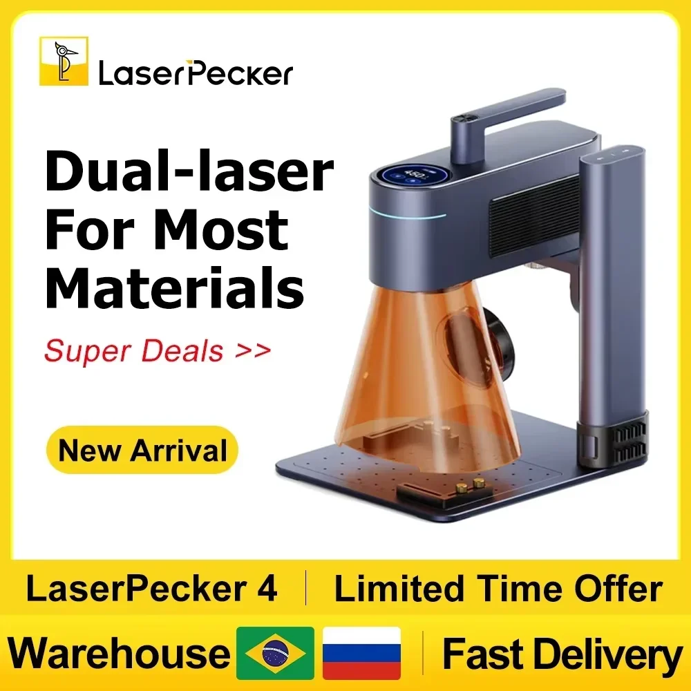 Industrial Laser Engraving Machine - LASERPECKER 4 LP4 Lasergravurmaschine für alle