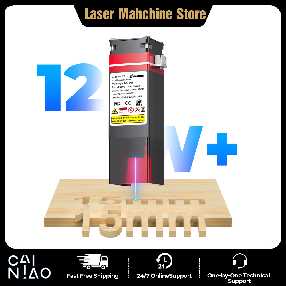 Laser Engraving Software - ELIDOR Z6 6W/12W Lasermodul Upgrade-Kit Blaue