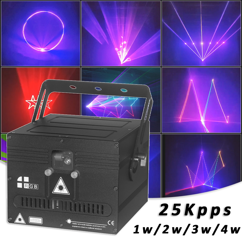 Industrial Laser Projector - YUER RGB Laser 1w 2w 3w