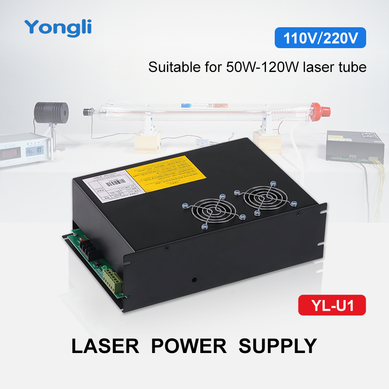 Laser Power Supply 60W - YongLi 110V 220V CO2-Laser-Netzteil 50W 60W