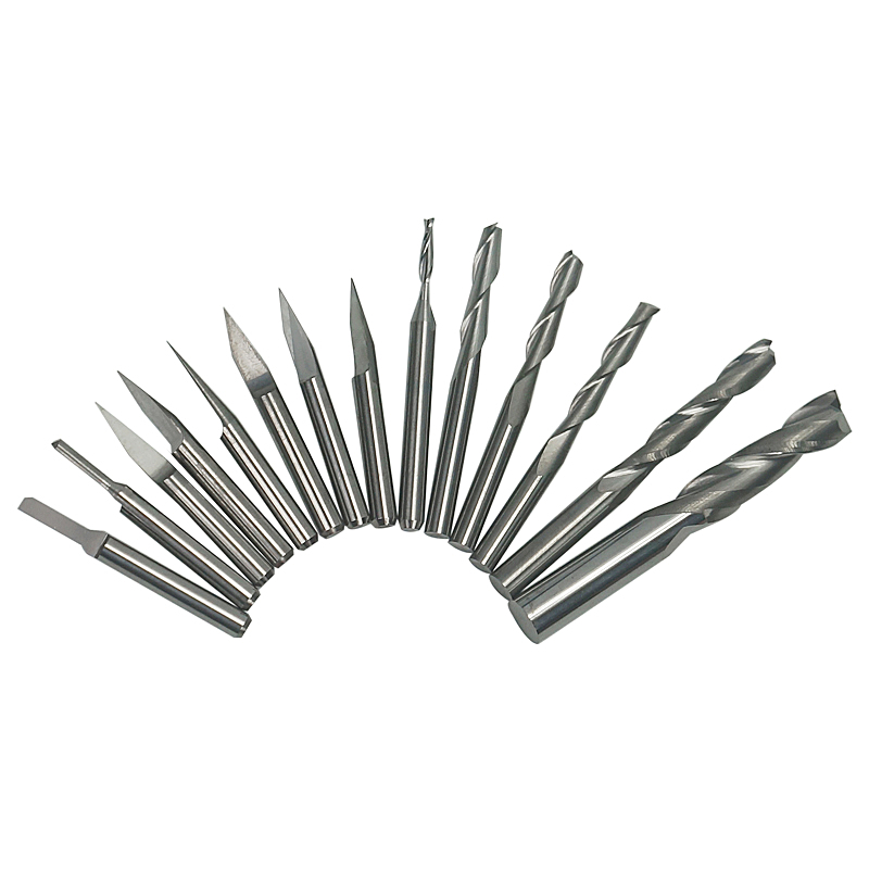 Cnc Router Bit - 14-in-1 Schneidwerkzeuge 3,175 CNC-Fräser Bohrer Graviermaschine