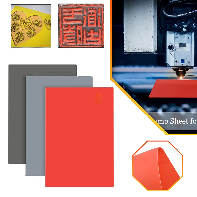 Industrial Laser Engraving Machine - A4 Gummimatte DIY Lasergravurmaterial laserbares Gummi