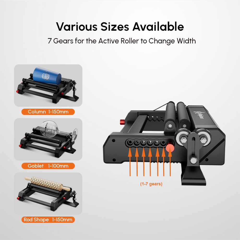 Laser Engraving Software - AlgoLaser Bestseller Laser-Gravur Rotationsroller Y-Achse 360