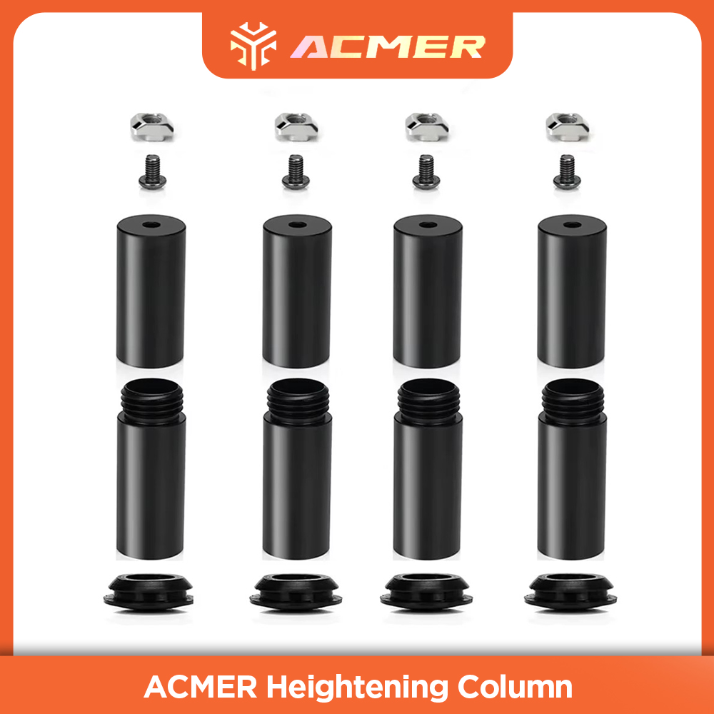Industrial Laser Engraving Machine - ACMER Erhöhungssäule für Lasergravurmaschinen, Metallbeinverlängerung für