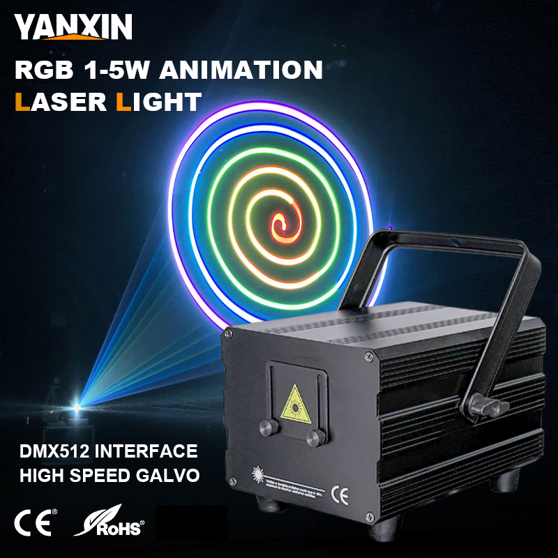 5W RGB Animations-Laserlicht 2 – Industrial Laser Projector Bewertung und Preis
