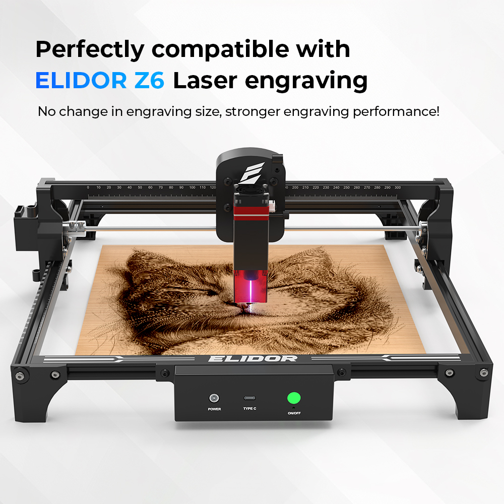 ELIDOR Z6 6W/12W Lasermodul Up – Laser Engraving Software Bewertung und Preis