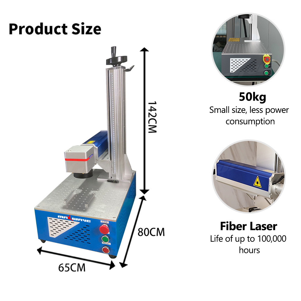 50-W-IPG-Faserlaser-Graviermas – Industrial Laser Engraving Machine Bewertung und Preis