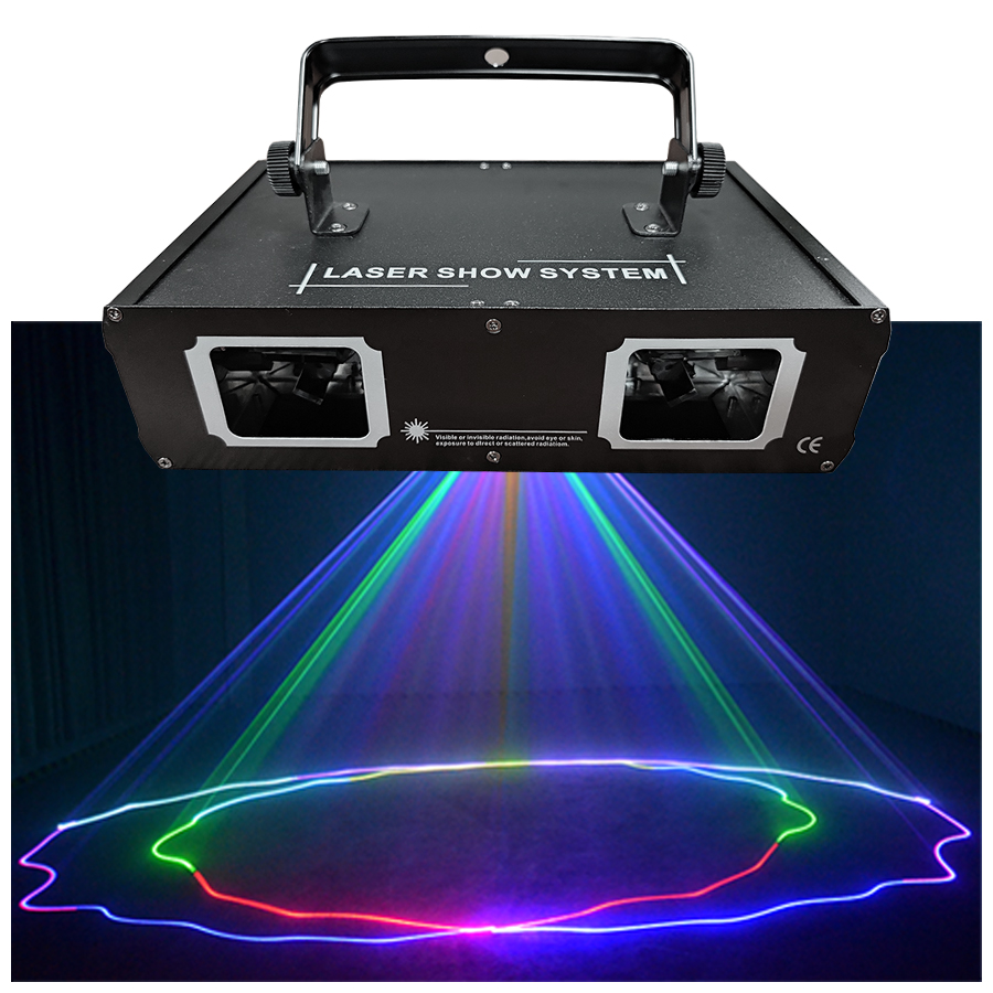 Disco-Laser-Doppellinsen-RGB-S – Industrial Laser Projector Bewertung und Preis